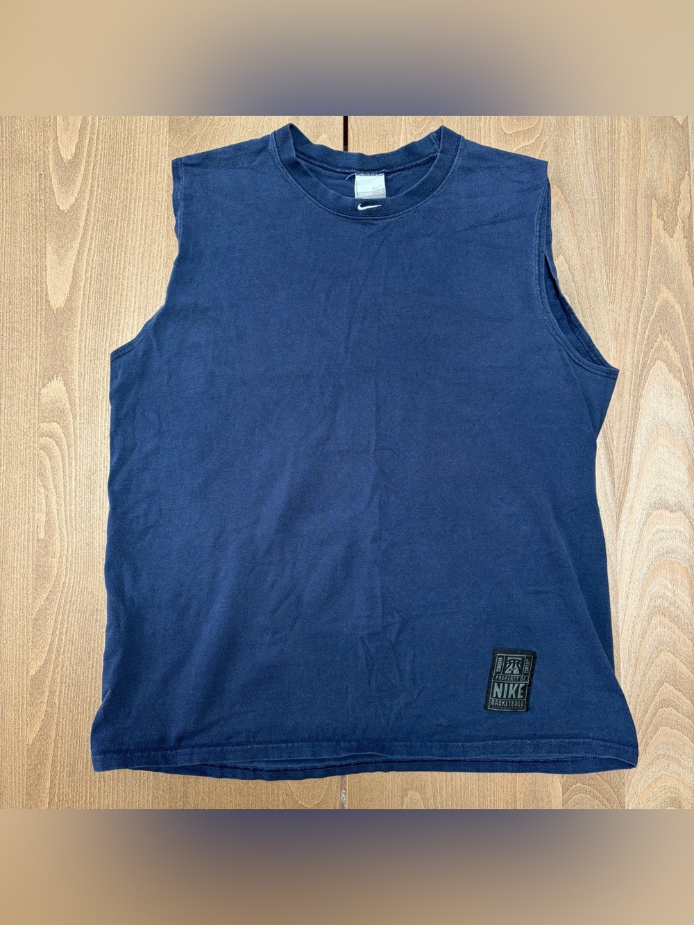 Nike Blue Basketball Sleeveless Tank Y2K 90s